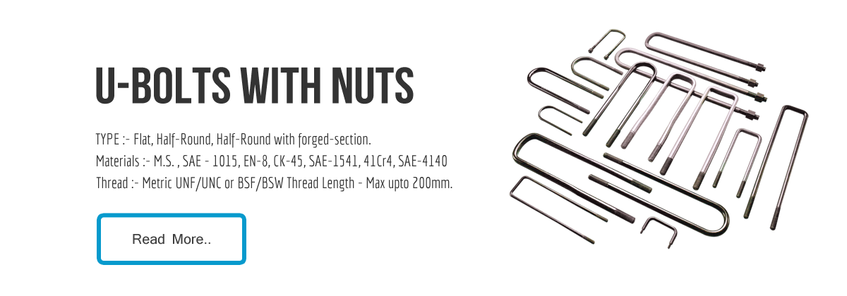 U-BOLTS WITH NUTS